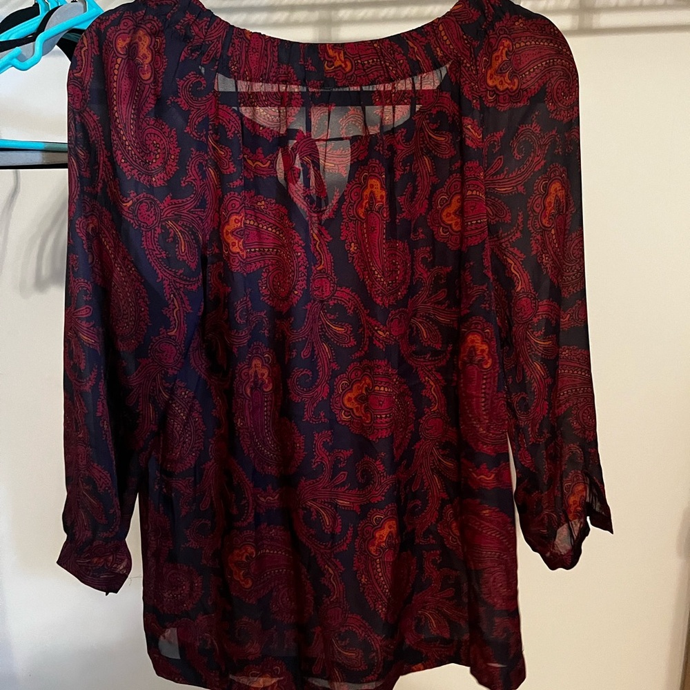 Paisley Flow-y Blouse